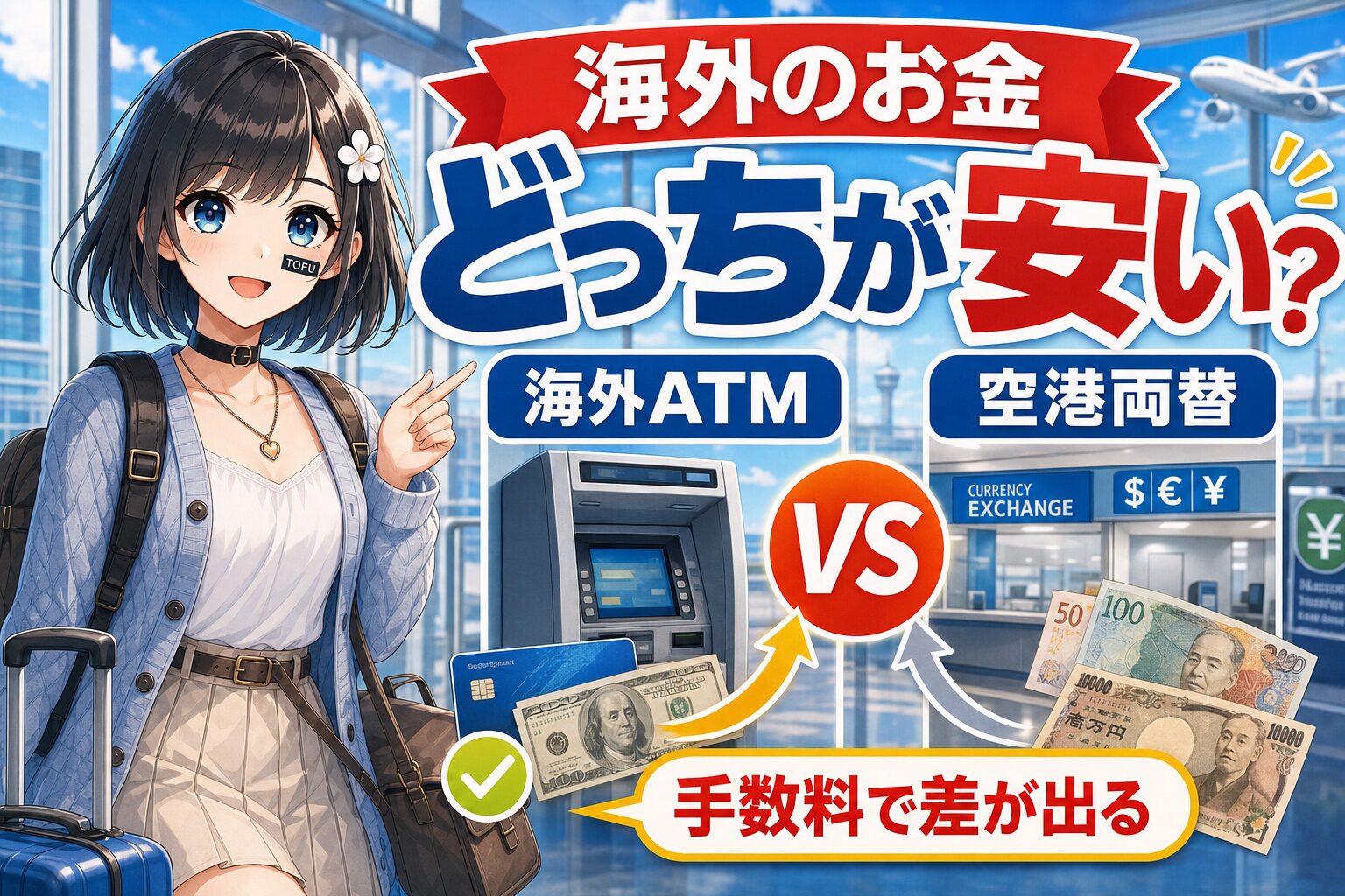 海外キャッシングvs外貨両替の手数料比較サムネイル